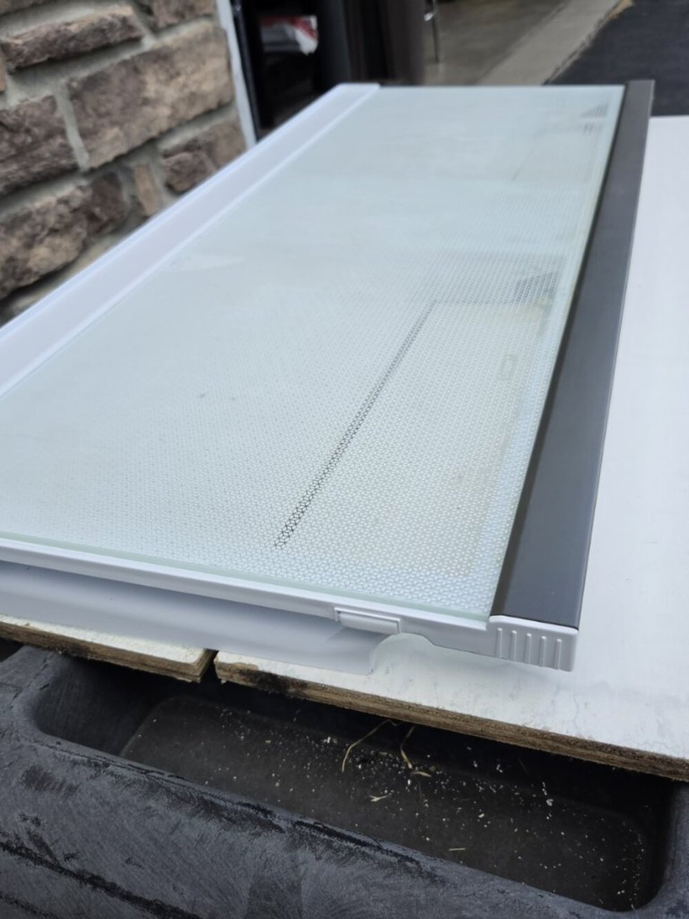 Samsung RF23A9071 Upper Glass Refrigerator Shelf Assembly